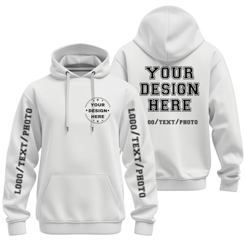 Sudadera con capucha personalizada con foto o texto para regalar en ocasiones especiales