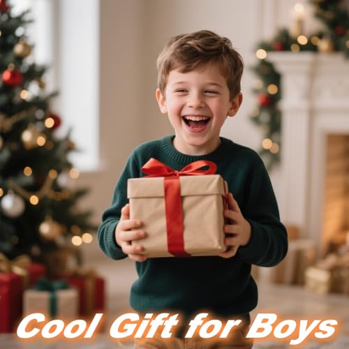 Image of Remote Control Car, Outdoor Toys RC Cars for Kids Ages 6-12, 4WD Double Sided Stunt Vehicle with Upgraded USB-C Modular Batteries, 5 6 7 8 9 10+ Year Old Boy Birthday Orange