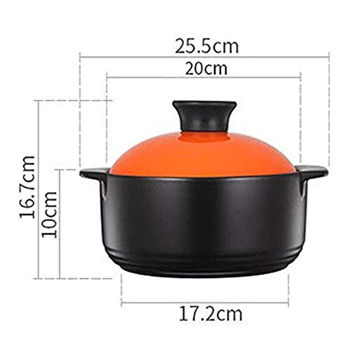 Cocotte en Terre Cuite 2,5L | Marmite en Céramique de Table