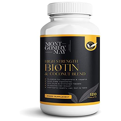 High-Strength Biotin 10,000mcg with Coconut Blend Cover
