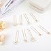 9 Pieces Pearl Hair Pins for Wedding Bridal Hair Accessories for Party, Pearl Bobby Pins for Women, Wedding Hairstyles Accessories for Brides Bridesmaid Girls