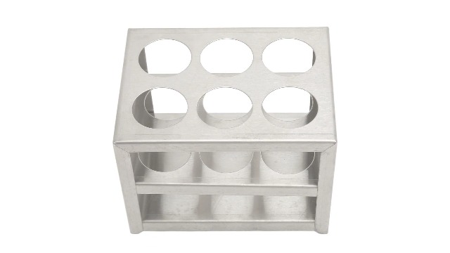 Support De Tubes à Essai En Métal, 6 Trous, 1,18 Pouces