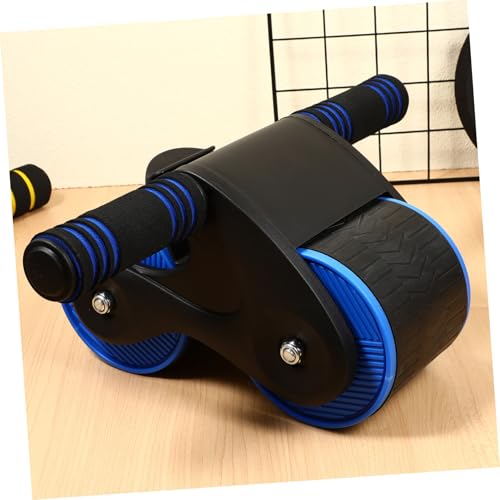 SUPVOX Automatic Rebound Ab Wheel Roller with Dual Wheels and Phone Holder Intelligent Brake Ab Exercise Equipment with Knee Mat for Home Gym Muscle Strength Training Random Color - Image 4