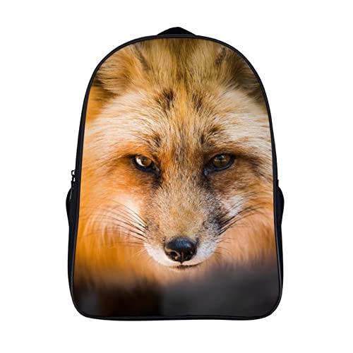 Sac d'école ado mode Fox 3D sac à dos étudiant mixte collège 40x28x16cm