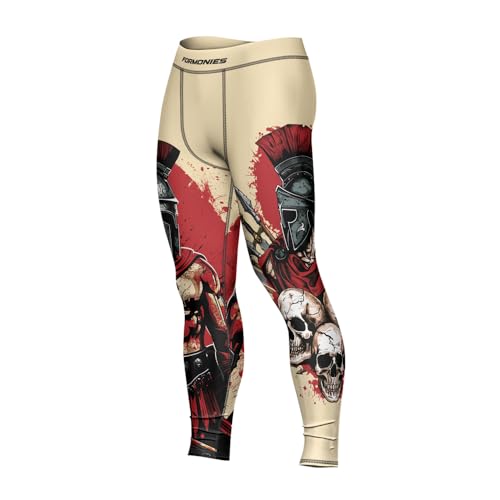 FORMONIES Spartan Men’s BJJ Spats – Full-Length Compression Pants for No-Gi Grappling and Mixed Martial Arts2