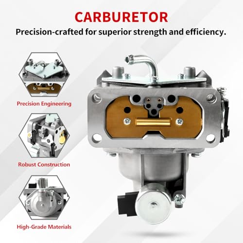 Image of Carburetor Compatible with Kawasaki FH601V FH641V FH661V FH721V FH680V FX801V FX850V 22HP Engine,Carb Replace OEM# 15004-1010 15004-0763 15004-7024 15004-0757
