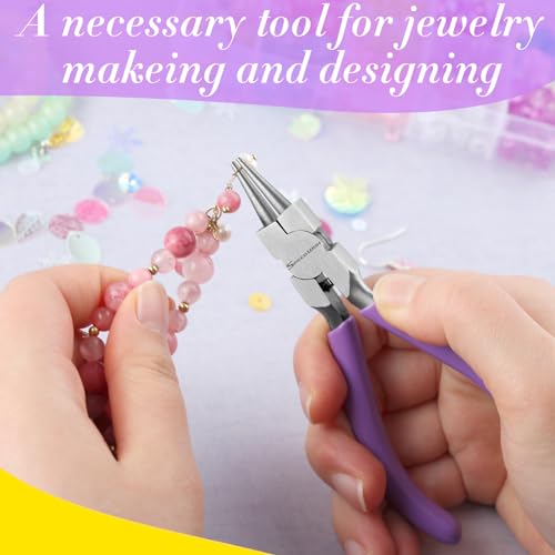 Image of SPEEDWOX Mini Round Nose Pliers for Jewelry Making - Wire Looping & Bending Pliers