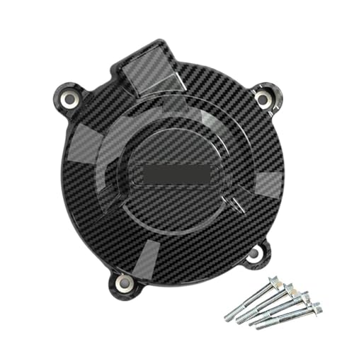 Capot moteur moto look carbone idéal pour sorties piste