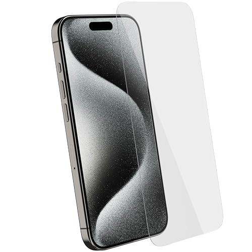 Image of Ghostek Screen Protector for iPhone 15 Pro, Full Coverage Tempered Glass Film, 9H Hardness, Easy Installation, HD Clear Glass Protector for Apple iPhone 15 Pro (6.1-Inch, Clear)