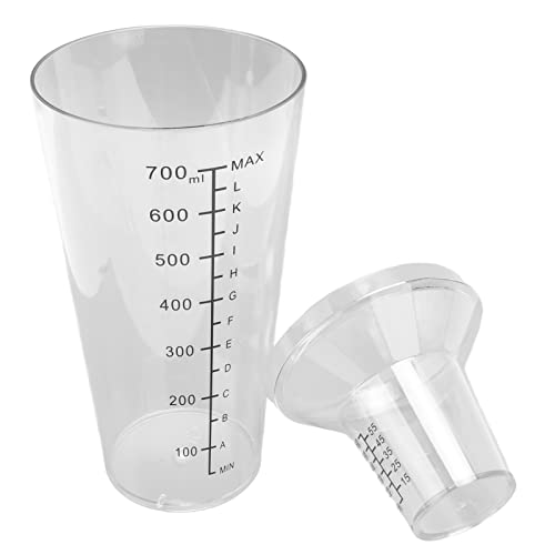 Blender Two Stage Shaker Cocktail Blending Drop Proof Shack Cup, Cocktail Shaker Set For Bar Bartender Shaker (700ML)