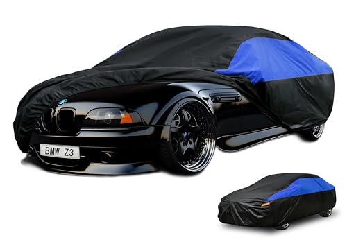Image of GUNHYI ΒMW Car Cover Custom Fit ΒMW Z3 Waterproof All Weather, Lightweight Full Car Cover Outdoor Sun UV Rain Dust Snow Wind Protection.