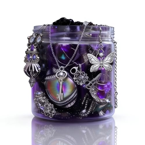 Image of Gift-Ready Mystery Jewelry Jar - 30pcs Witchy SurpriseJar for Women