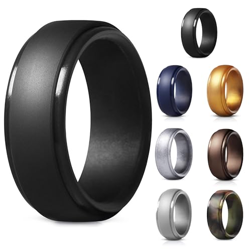 Anéis masculinos de silicone – Durável, ajuste confortável, hipoalergênico
