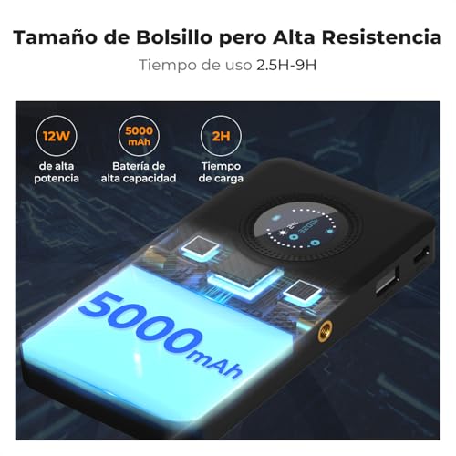 K&F CONCEPT 135 LED RGB Video Light, Construido 5000mAh Batería Regulable Luz de Foto Compacta para Cámara DSLR, CRI 96, 2812lux, Luz de Cámara Portátil con 13 Efectos de Luz - imagen 6