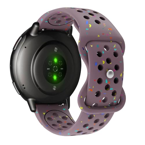 ZUOBNBP Silicona Correas para Amazfit Active 2 Correa, Suave con Ajustable Acero Inoxidable Cierre Repuesto para Mujer Hombre Band Deportiva Pulsera Compatibles con Amazfit Active 2 (5)