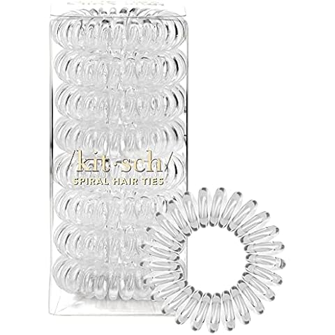 Kitsch Transparent Spiral Hair Ties for Women Cover