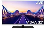 JVC Fernseher 32 Zoll Smart TV VIDAA LT-32VDF5455 Full HD Fernseher, HDR TV mit integriertem Triple-Tuner, LED TV schwarz