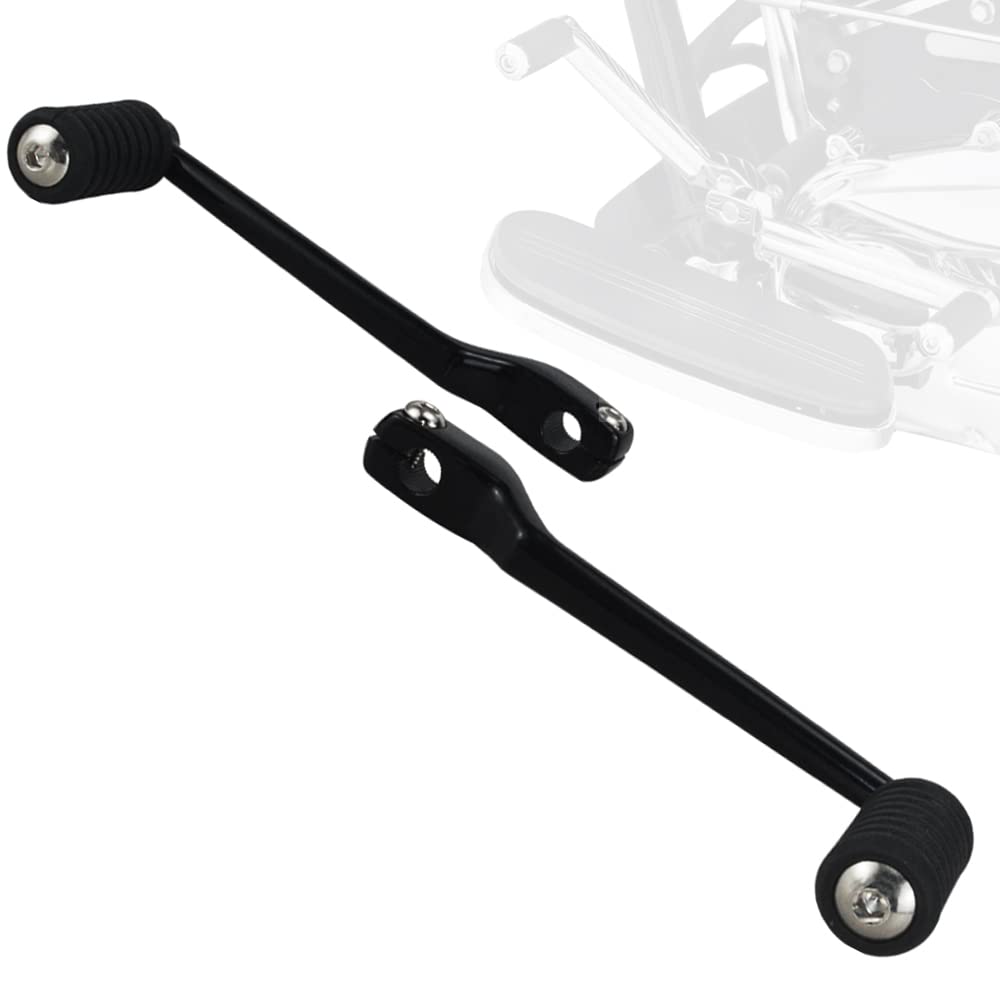 FOVPLUE Heel/Toe Shifter Levers w/Shift pegs, Front + Rear Shifter Pegs for Harley '86-'17 FL Softail, 88-Later Touring CVO Road Glide Street Glide Electra Glide Road King and '08-UP Trike, BK#1