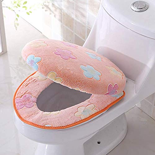Coussin de toilette, housse de luxe et ensemble de 2 protections de couvercle pour WC