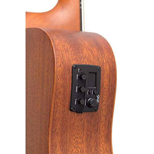 Violão Elétrico Aço Seizi Baby Tokyo Mahogany Satin