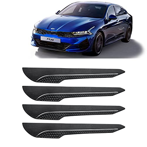 Image of AOSIS-Car Bumper Protector /Bumper Guard for Kia Optima K5 with Single Chrome Stripe (4-Pcs)