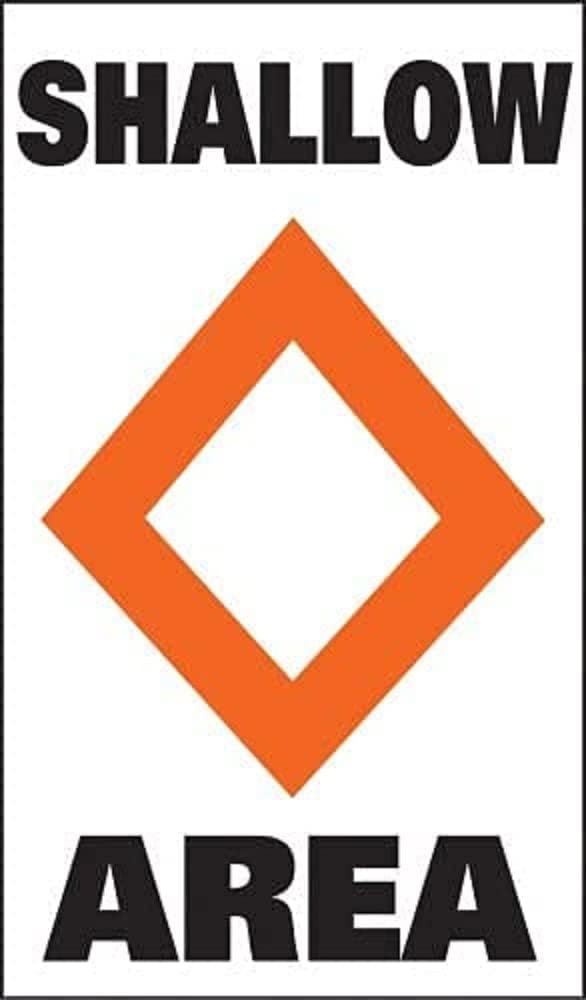 Taylor Made Products 46171 Sur-Mark Marker Buoy Label (Shallow Area)