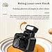 Retro Scope Camera, SLR-Shaped Mini Camera DV MiniClick Keychain Camera 1080p HD Retroscope W/ 1.44in Screen and Flash Lamp Small Digitalp Hotography Video Camera with 400mAh Battery(Black)