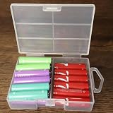 Versatile Transparent Battery Storage Box – Holds 24 AA or AAA Batteries, Sturdy Plastic Organizer Case for Household, Workshop & Travel