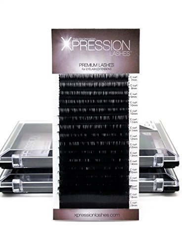 (14-19mm D 0.07 16 Row) Click for All Sizes | Silk Mink Lashes