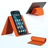 Generisch Flexibler Silikon Aluminium Handyhalter, 20 x 10 cm Handy-Ständer, Klappbar & Biegbar, Universeller Schreibtischständer für Smartphones, Tablets & Laptops, Ergonomisch & rutschfest, Tragbar