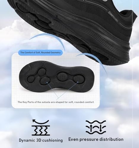 Image of XTEP Comfy Cubes Men's Running Shoes | Memory Foam Arch Support Sneakers | Lightweight Breathable Mesh Sports Shoes
