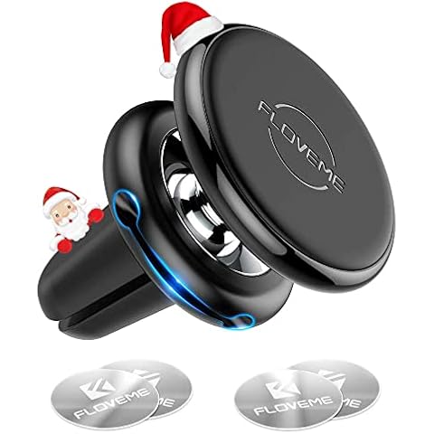 FLOVEME Magnetic Phone Car Mount with 4 Plates Cover