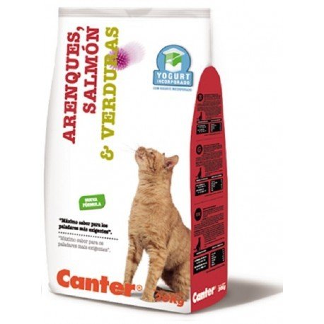 Canter Gato Arenques, Salmón y Verduras 20 Kg