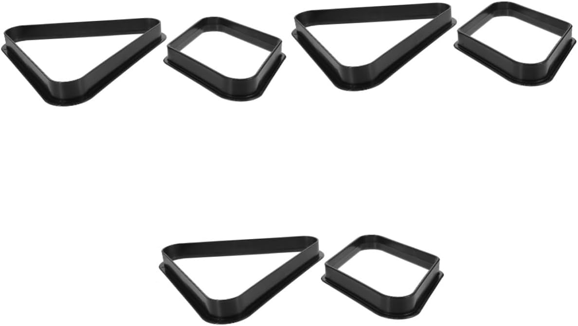 Mipcase 6pcs Pool Table Ball Holder Snooker Balls Rack Plastic Frame for Games