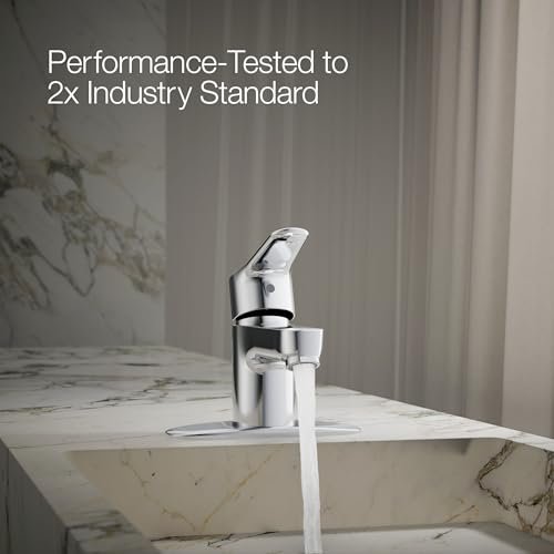 Kohler K-16027-4-CP Luglio Rubinetto Per Lavabo Da Bagno, Cromato Lucido - 3