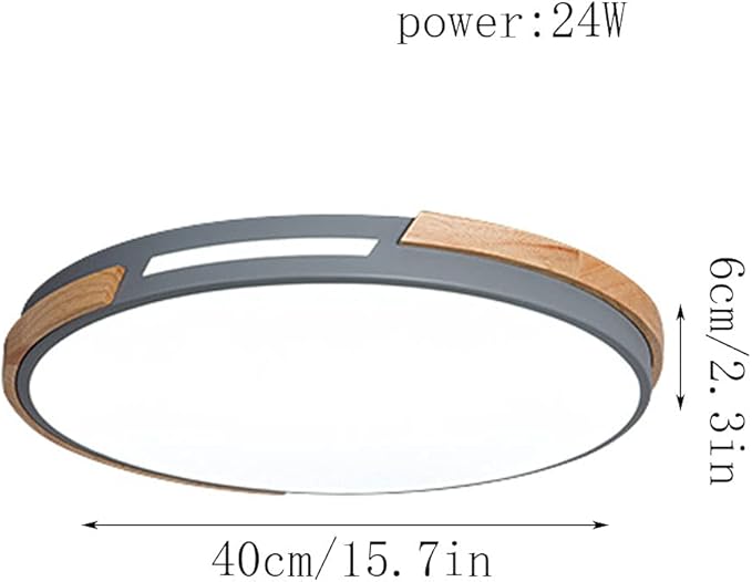 CHENKUI CHENKUI Driekleurige Dimbare LED-plafondlamp Moderne Verzonken Plafondlamp Armatuur Eenvoudige Installatie Van Plafondverlichting 36W Energiebesparende Ronde Lamp Voor Slaapkamer, Keuken photo 3