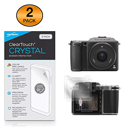 BoxWave Screen Protector Compatible with Hasselblad X1D-50c (Screen Protector ClearTouch Crystal (2-Pack), HD Film Skin - Shields from Scratches