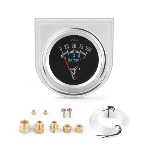 Reloj de presión de aceite de 52 mm para restaurar coches clásicos y proyectos 2