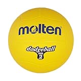 Molten Ball Dodgeball gelb, Gelb, 310g, Durchmesser 200mm, DB2-Y