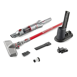 Genius Invictus One 2.0 Handstaubsauger + Bodenstaubsauger 12-tlg rot – Handsauger beutellos & kabellos mit 13000PA | 2x…