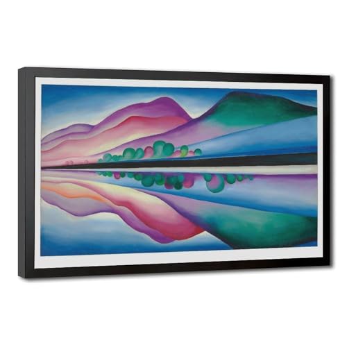 Lac Georgia O'keeffe impression giclée pour réveiller un mur de salon triste