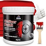Red Caliper Paint High Temperature Brake Caliper Paint 12 fl. Oz. Touch Up Paints Red Gloss High Temperature Heat Resistant