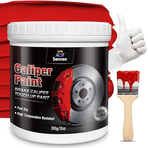 Red Caliper Paint High Temperature Brake Caliper Paints 12 fl. Oz. Touch Up Paints Red Gloss High Temperature Heat Resistant