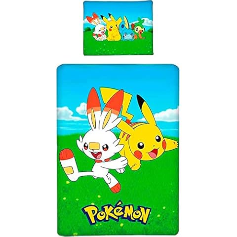 Pokemon Pikachu & Friends Duvet Cover Set Cover