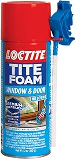 Loctite 2243625 Tite Foam Window & Door Sealant, Polyurethane Foam, White