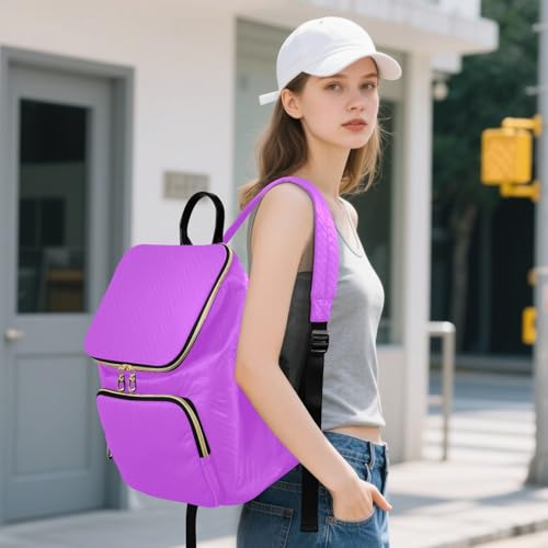 Mochila antirrobo para mujer Mallow, bolsa de viaje de moda funcional con pompón 7