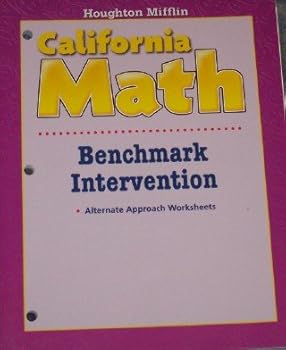 Paperback Houghton Mifflin Mathmatics California: Benchmark Intervention Level 3 Book