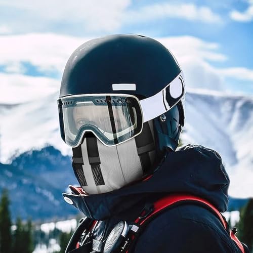Balaclava para Hombres y Mujeres con Patrón de Teclas de Piano y Notas, Máscara de Rostro Completa para Ciclismo miniatura 5