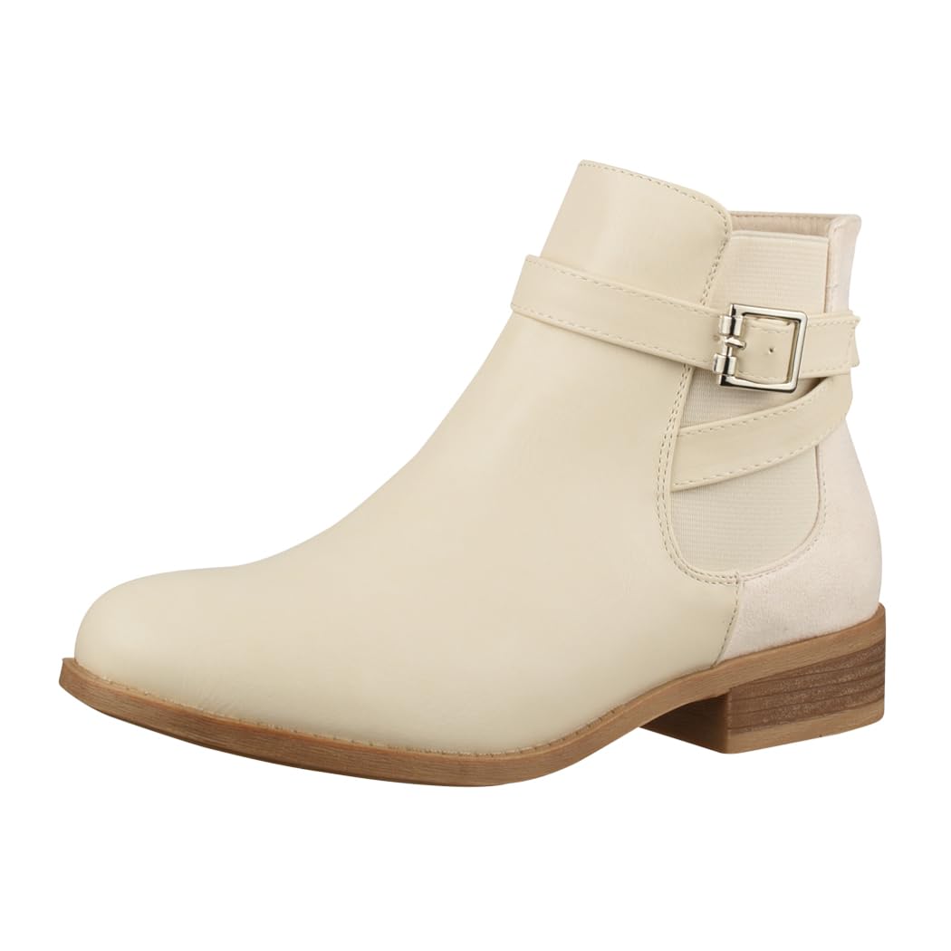 Elara Bottes Femme Chelsea Bottines Chunkyrayan