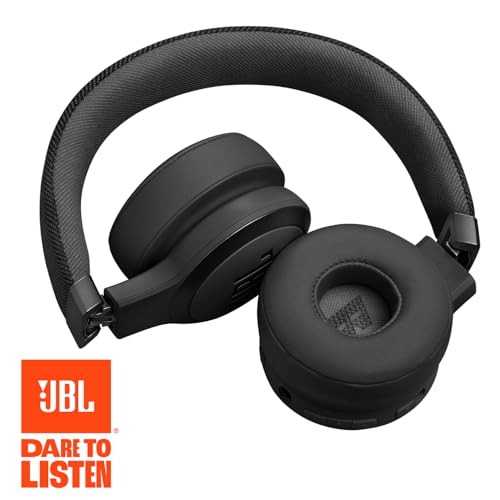 JBL Live 670NC - Wireless On-Ear Headphones with Adaptive Noise Cancelling with Smart Ambient, Up to 65H Battery Life with Speed Charge, Lightweight, Comfortable and Foldable Design (Black) - image 7